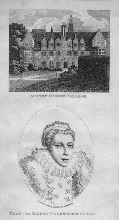 Sidney Sussex College, Frances Sidney Contessa di Sussex, 1801 da Edward Harding
