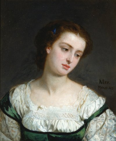 Ritratto di giovane donna da Edward Harrison May