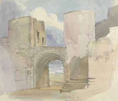 Cancello al Castello di Bamburgh da Edward Hastings