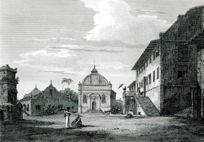 Casa del Governo a Malacca, inciso da George Cooke da Edward Hawke Locker