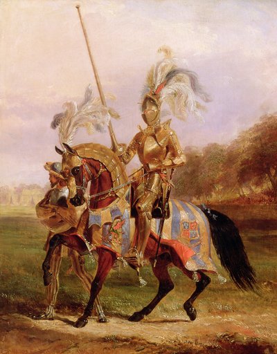 A Eglinton, Signore del Torneo, 1840 da Edward Henry Corbould