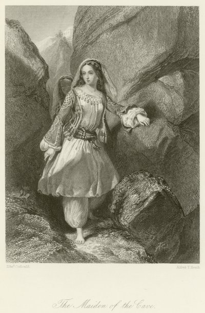 La fanciulla della caverna da Edward Henry Corbould
