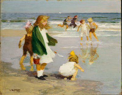 Giocare nelle Onde da Edward Henry Potthast