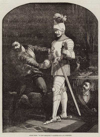 Scena da Il Don Giovanni da Edward Henry Wehnert