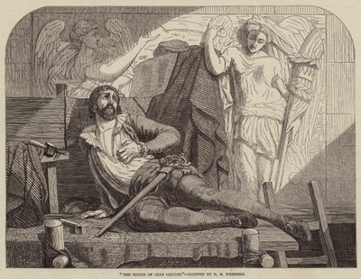 La morte di Jean Goujon da Edward Henry Wehnert