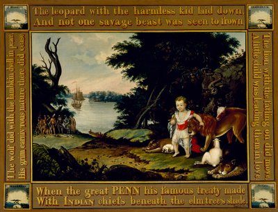 Regno pacifico, c.1826-28 da Edward Hicks