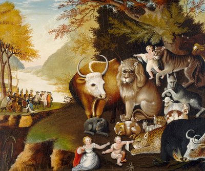 Regno pacifico, c.1834 da Edward Hicks