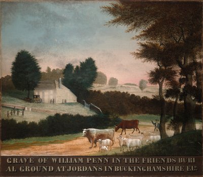 La tomba di William Penn da Edward Hicks