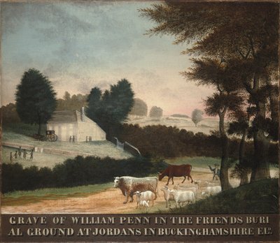 La tomba di William Penn da Edward Hicks