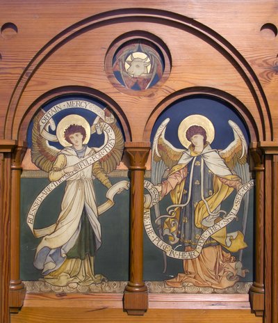 Garstang, San Tommaso, Shrigley & Hunt, Edward Holmes Jewitt, Angelo Reredos da Edward Holmes Jewitt