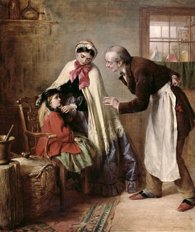 Il primo dente, 1866 da Edward Hughes