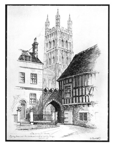 Cattedrale di Gloucester da Edward J. Burrows