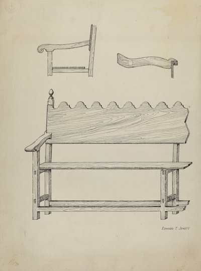 Letto missionario da Edward Jewett