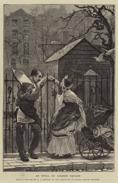 Un idillio di Golden Square da Edward John Gregory