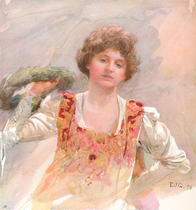 Il compleanno, c1870-1906, 1906 da Edward John Gregory
