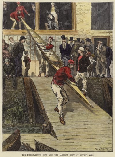 La gara internazionale di barche da Edward John Gregory