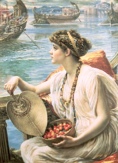 Una gara di barche romana da Edward John Poynter
