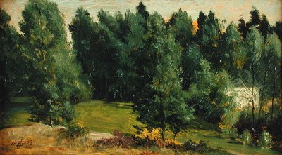 Paesaggio boscoso da Edward John Poynter
