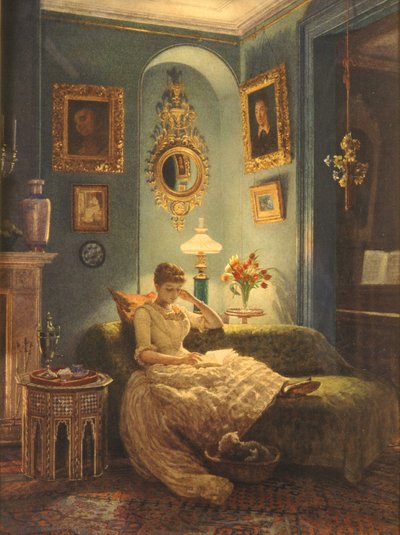 Una serata a casa, 1888 da Edward John Poynter