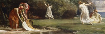 Nausicaa e le sue Ancelle che giocano a Palla, 1875 da Edward John Poynter