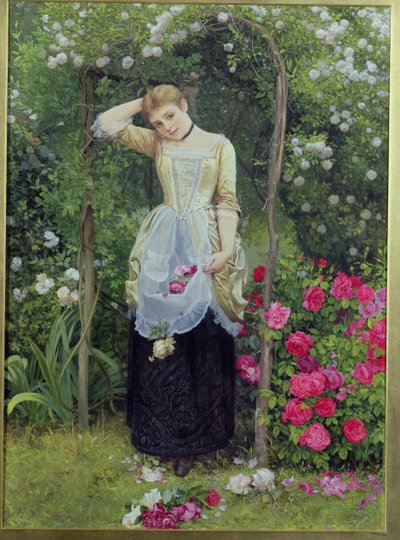 Il pergolato di rose, 1877 da Edward Killingworth Johnson