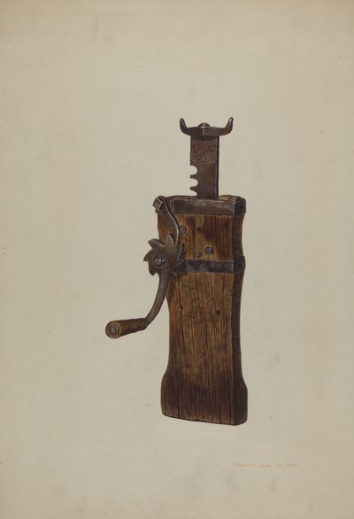 Cric per carro Conestoga da Edward L. Loper