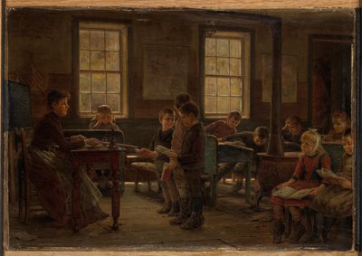 Una scuola di campagna da Edward Lamson Henry