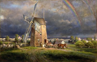 Vecchio mulino Hook, Easthampton, ca. 1880 da Edward Lamson Henry