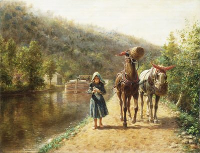 Sul sentiero del traino da Edward Lamson Henry