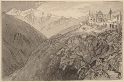 Una città in cima alla collina (Santuario di Lampedusa) da Edward Lear