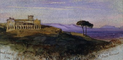 Una vista nella campagna romana da Edward Lear