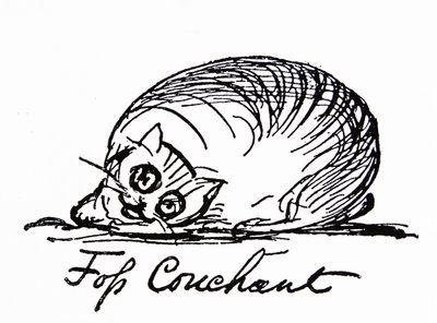 Un personaggio gatto da Edward Lear