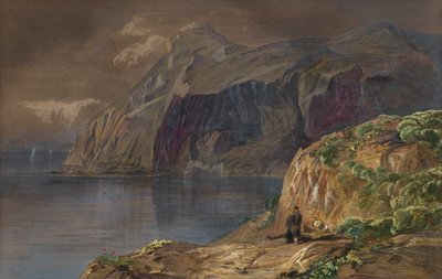 Una vista lontana di Castel Sant
