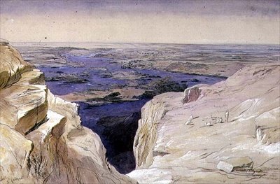 Aboo Seer: Nilo settentrionale da Edward Lear