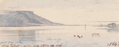Aboo Zobat; ore 9:30, 28 febbraio 1867 (564) da Edward Lear