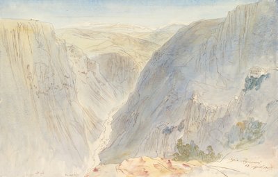 Agia Paraskevi, Epiro, Grecia, 13 aprile 1857 da Edward Lear