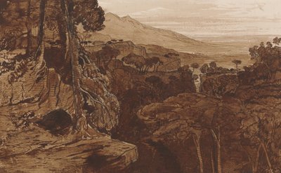 Bavella, Corsica, c.1868 da Edward Lear