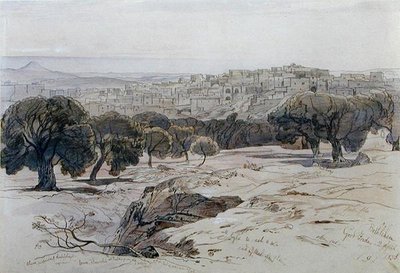 Betlemme - Venerdì Santo, 2 aprile 1858 da Edward Lear