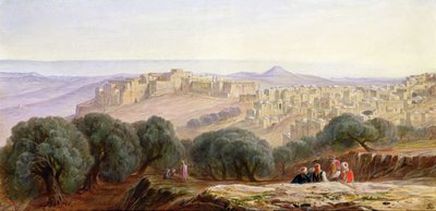 Betlemme, c.1870 da Edward Lear