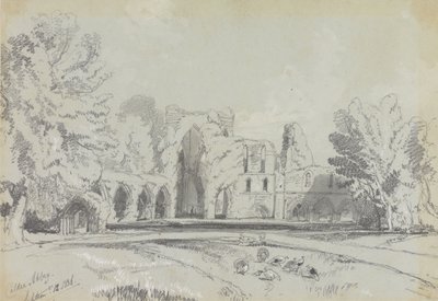 Abbazia di Calder, 12 settembre 1836. da Edward Lear