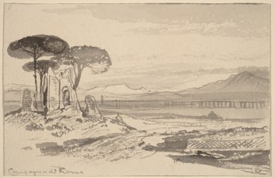 Campagna di Roma da Edward Lear