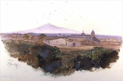 Catania: 1847 da Edward Lear