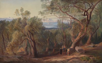 Corfù da Santa Decca, 1862 da Edward Lear