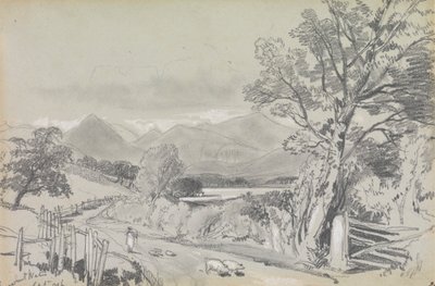 Derwentwater, settembre 1836 da Edward Lear