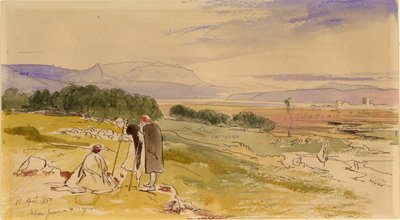 Vista lontana di Janina da Edward Lear