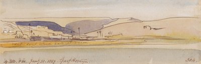 Garf Hosayn; ore 16:20, 31 gennaio 1867 (304) da Edward Lear