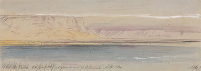 Gebel Sheikh Eredi, (piccionaia di Er Raineh) da Edward Lear