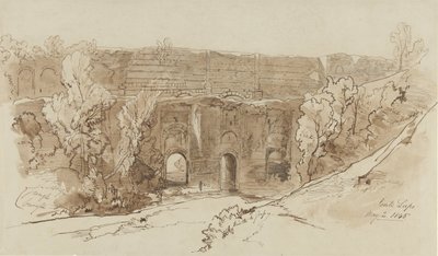 Veduta del Ponte Lupo (vicino a Tivoli) da Edward Lear