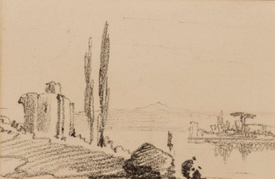 Capriccio italiano, c.1837 da Edward Lear