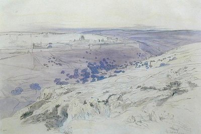 Gerusalemme, 24-28 aprile 1858 da Edward Lear